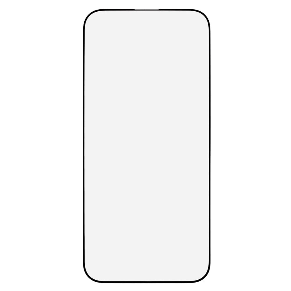 For iPhone 16 Plus / 15 Plus Silk Print 9D Tempered Glass Film Full Glue Screen Protector - 2