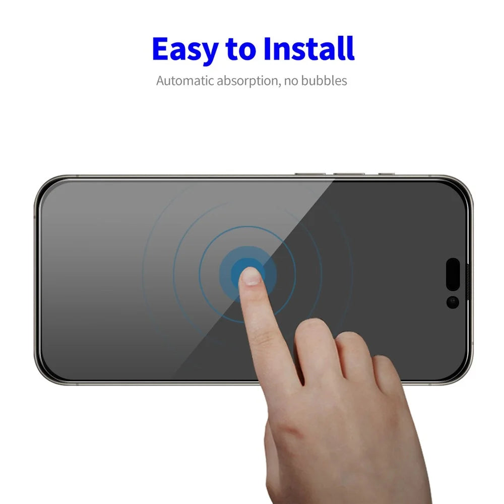 ENKAY HAT PRINCE For iPhone 16 Pro Max Tempered Glass Screen Protector Anti-Peep Full Cover Film - 7