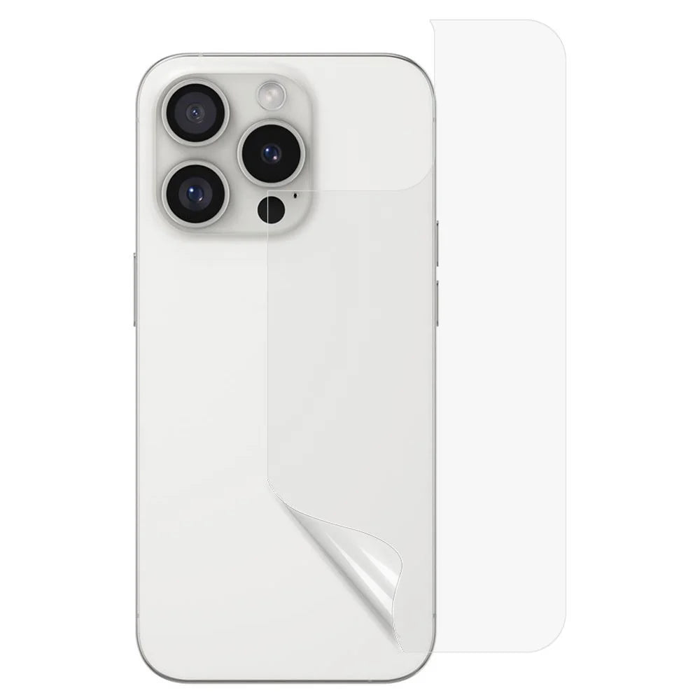 For iPhone 16 Pro Anti-Scratch Phone Back Protector Ultra Clear PET Back Cover Film - 1