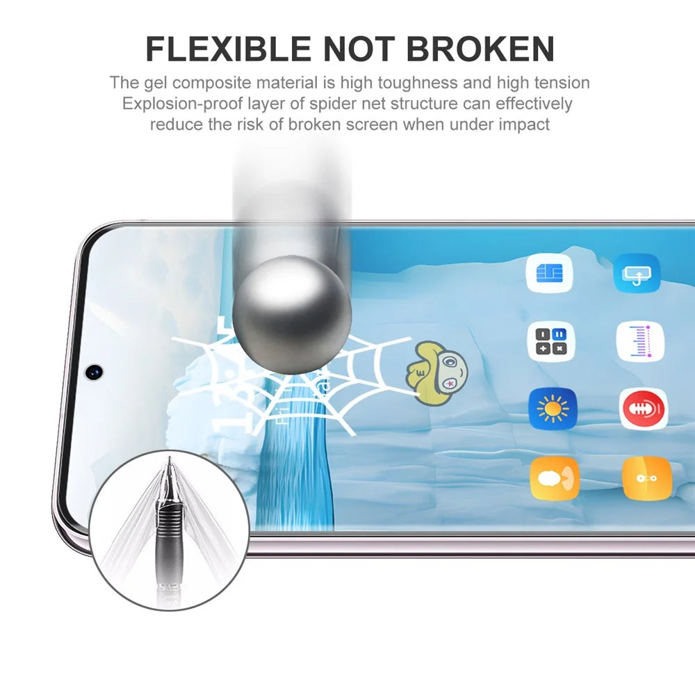 ENKAY HAT PRINCE 10Pcs For Samsung Galaxy S24 FE Screen Protector TPE+PET+TPU Hydrogel Protective Film - 5