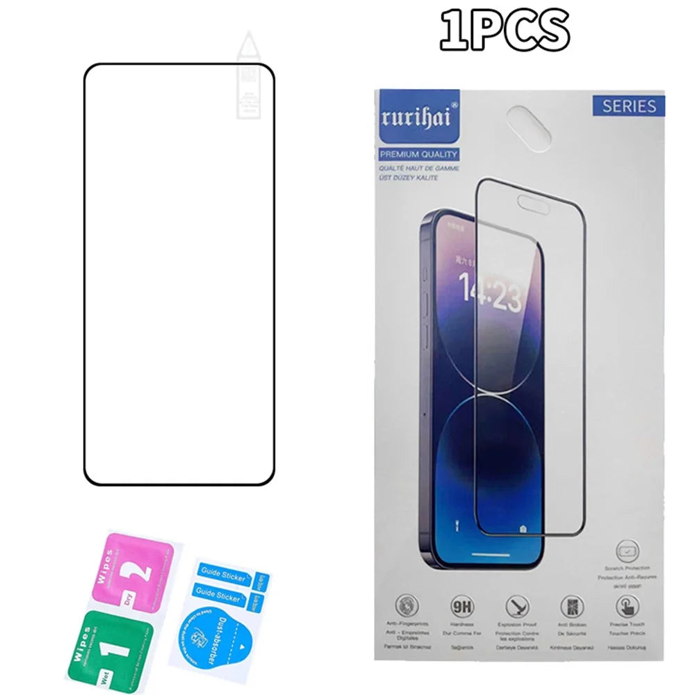 RURIHAI For vivo iQOO Neo9S Pro+ 5G Screen Protector Secondary Hardening High Aluminium-Silicon Glass Film - 4