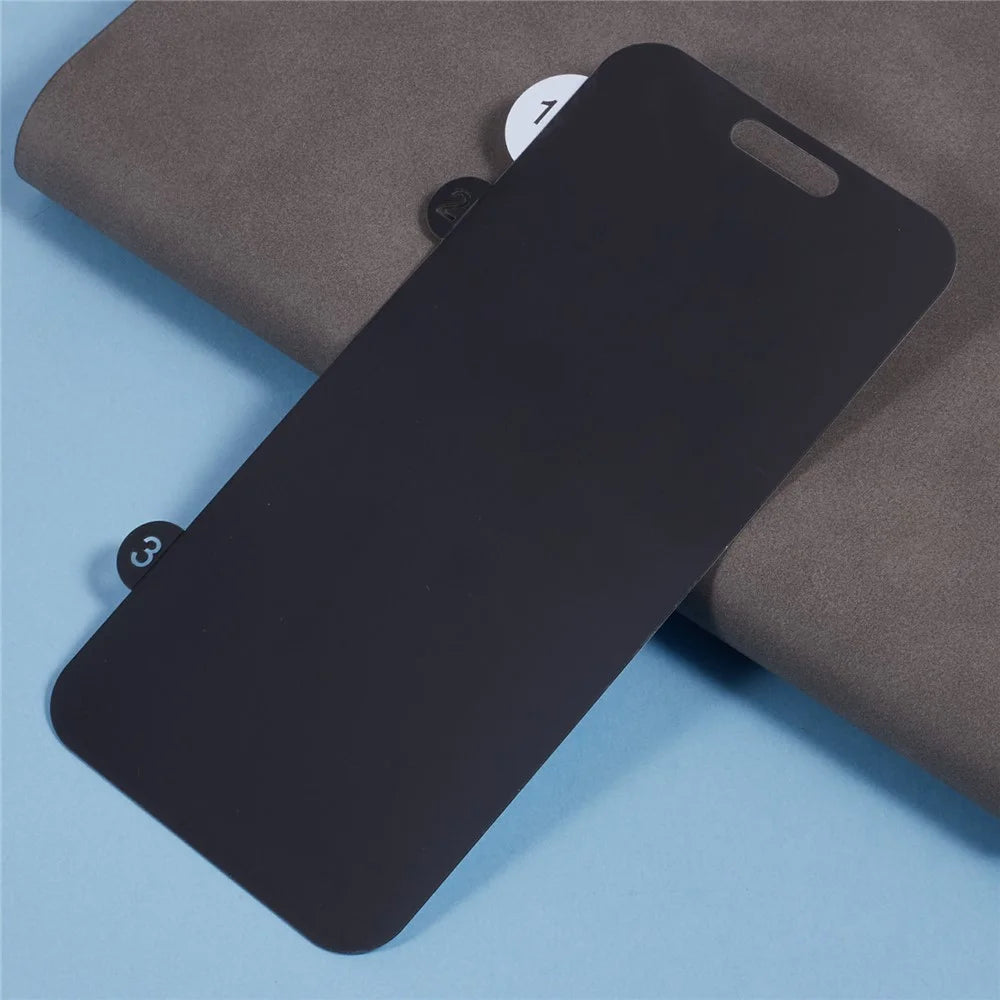 For iPhone 16 Pro Screen Protector Anti-Spy TPU Matte Screen Protective Hydrogel Film - 3