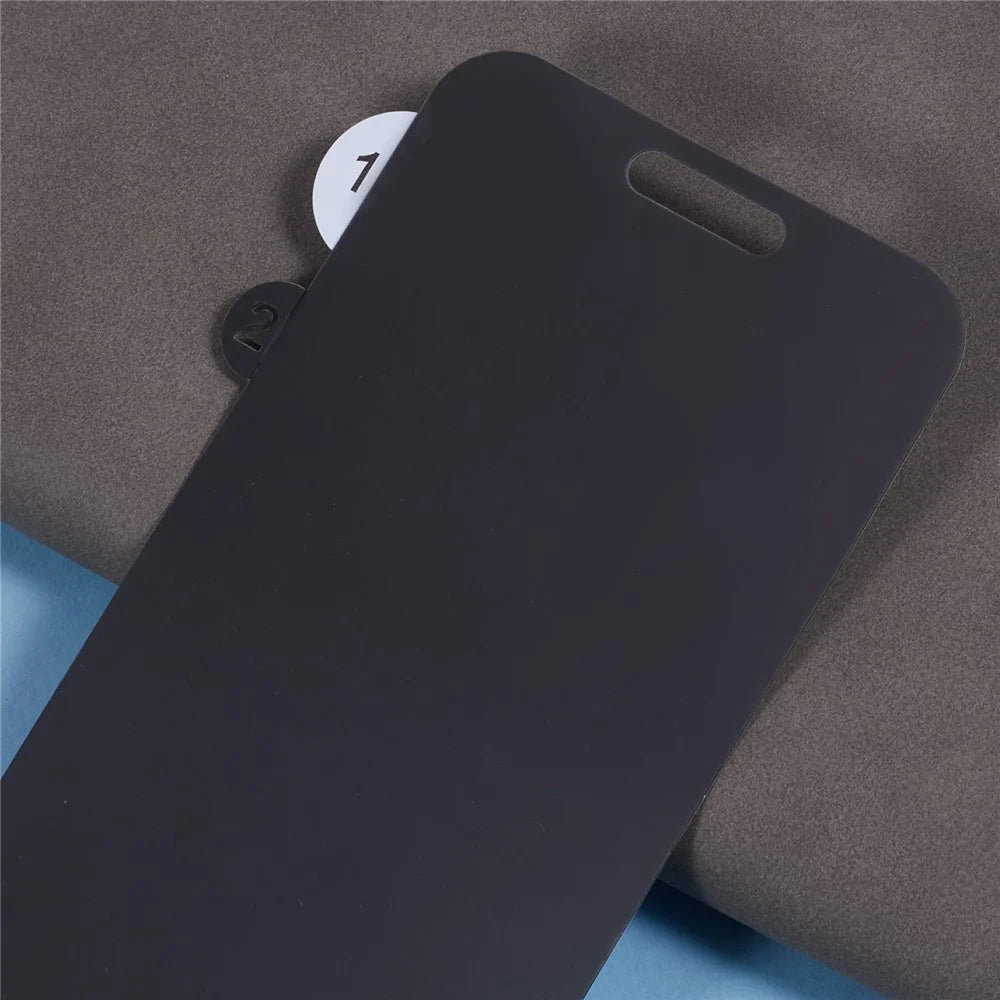For iPhone 16 Pro Screen Protector Anti-Spy TPU Matte Screen Protective Hydrogel Film - 4