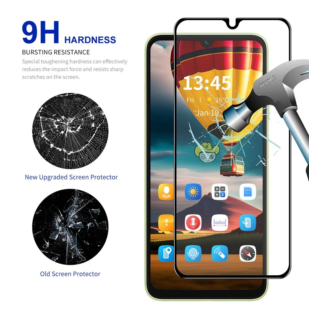 ENKAY HAT PRINCE 2Pcs For Samsung Galaxy A16 5G / A16 4G Screen Protector 0.26mm 2.5D High Aluminium-Silicon Glass Film - 3