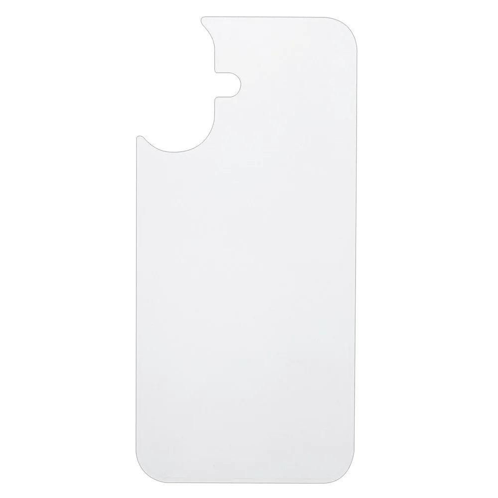 For iPhone 16 Clear Back Screen Protector Explosion-Proof Cell Phone Rear Tempered Glass Film - 2