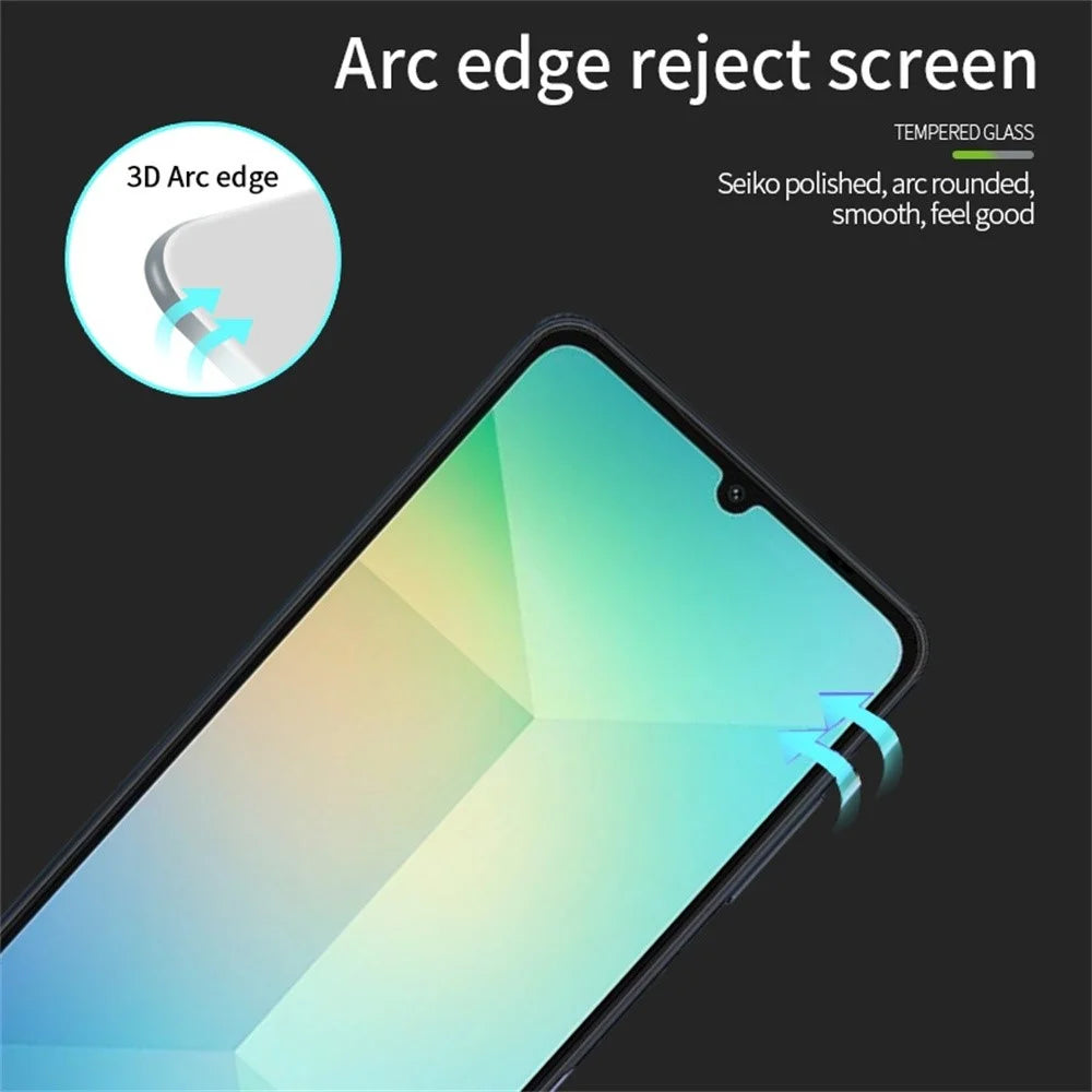 PINWUYO JK 3D Tempered Glass Film Series-2 for Samsung Galaxy A16 5G / A16 4G Screen Protector 9H Hardness Ultra Clear - 4