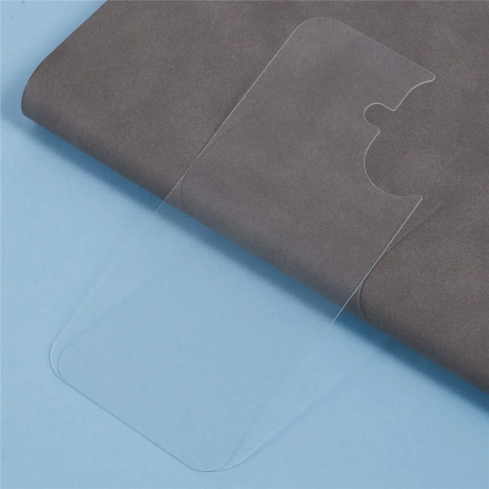 For iPhone 16 HD Clear Tempered Glass Back Film 2.5D Arc Edge 9H Hardness Anti-Scratch Back Protector - 3