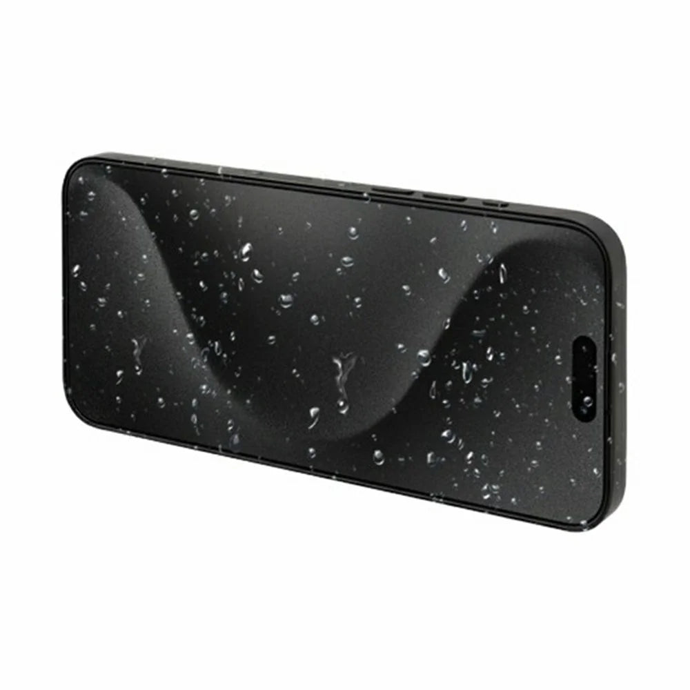 KZDOO For iPhone 16 Pro Max Anti-Peep Tempered Glass Screen Protector Full Glue Silk Printing Screen Film - 2