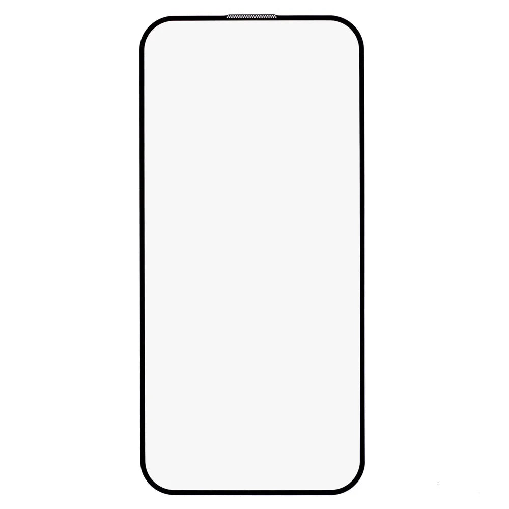 For iPhone 16 Plus Screen Protector Large Arc Edge Silk Printing Tempered Glass Film Built-In Dust-Proof Mesh - 2