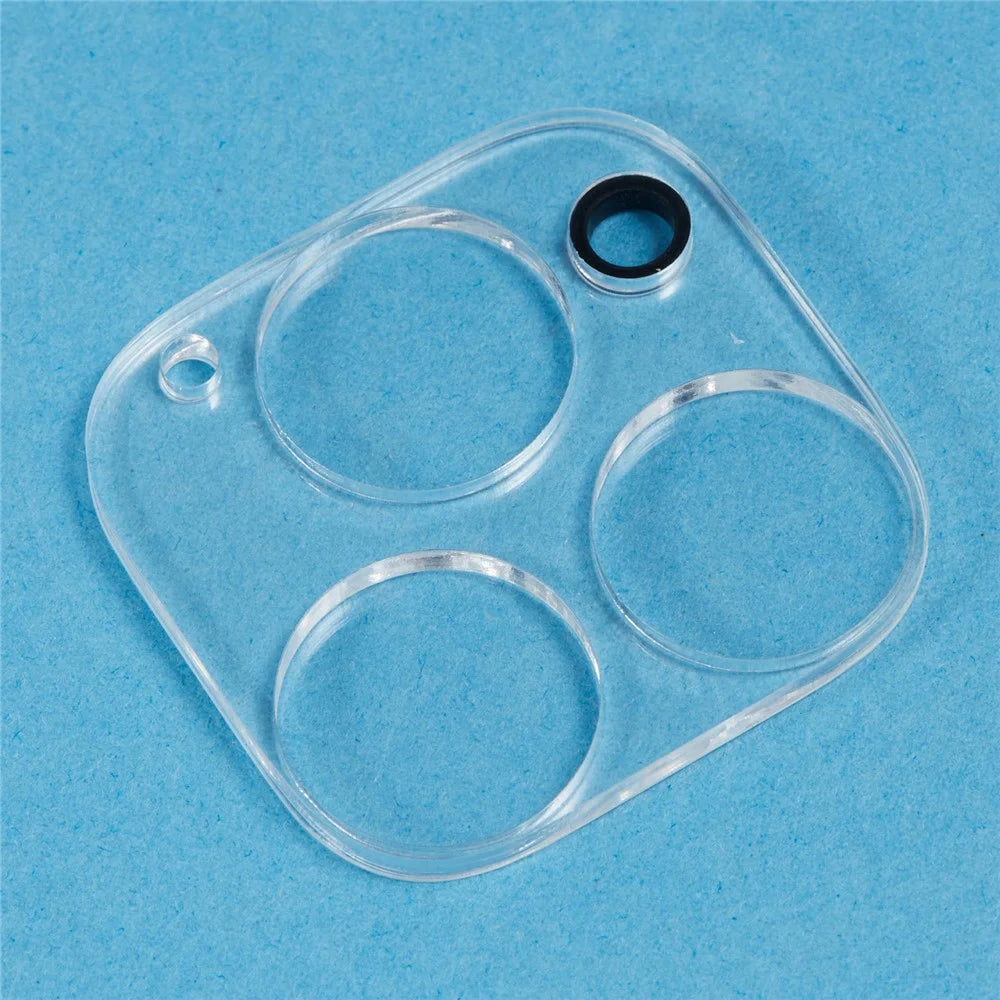 For iPhone 16 Pro / 16 Pro Max Camera Lens Protector Integrated High Aluminium-Silicon Glass Lens Film - 5