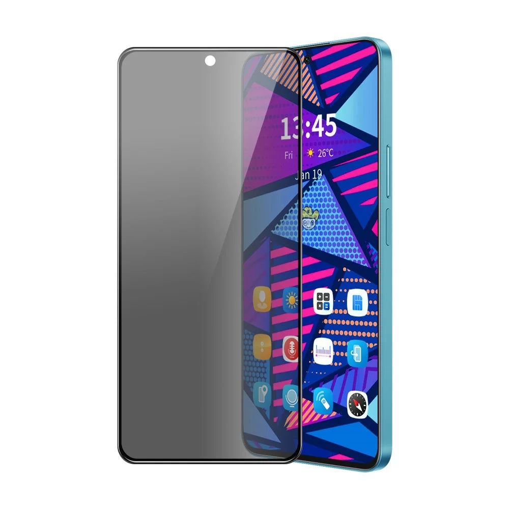 ENKAY HAT PRINCE For Honor X7c 5G / X7c 4G / 200 Smart 5G Privacy Screen Protector  28-degree Anti-Spy Tempered Glass - Grey - 1