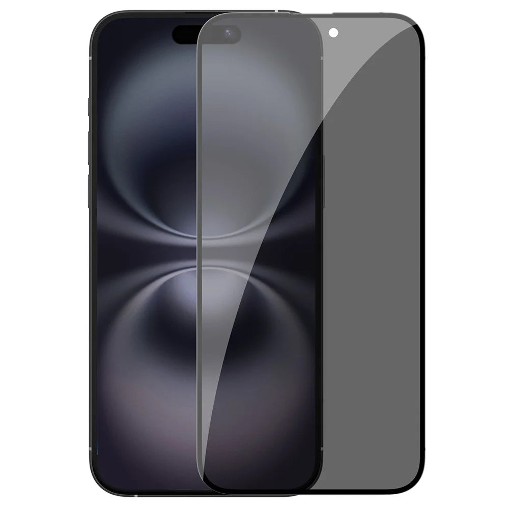 NILLKIN For iPhone 16 Plus Anti-Peep Screen Protector Anti-Scratch AGC Glass Full Screen Film - 2