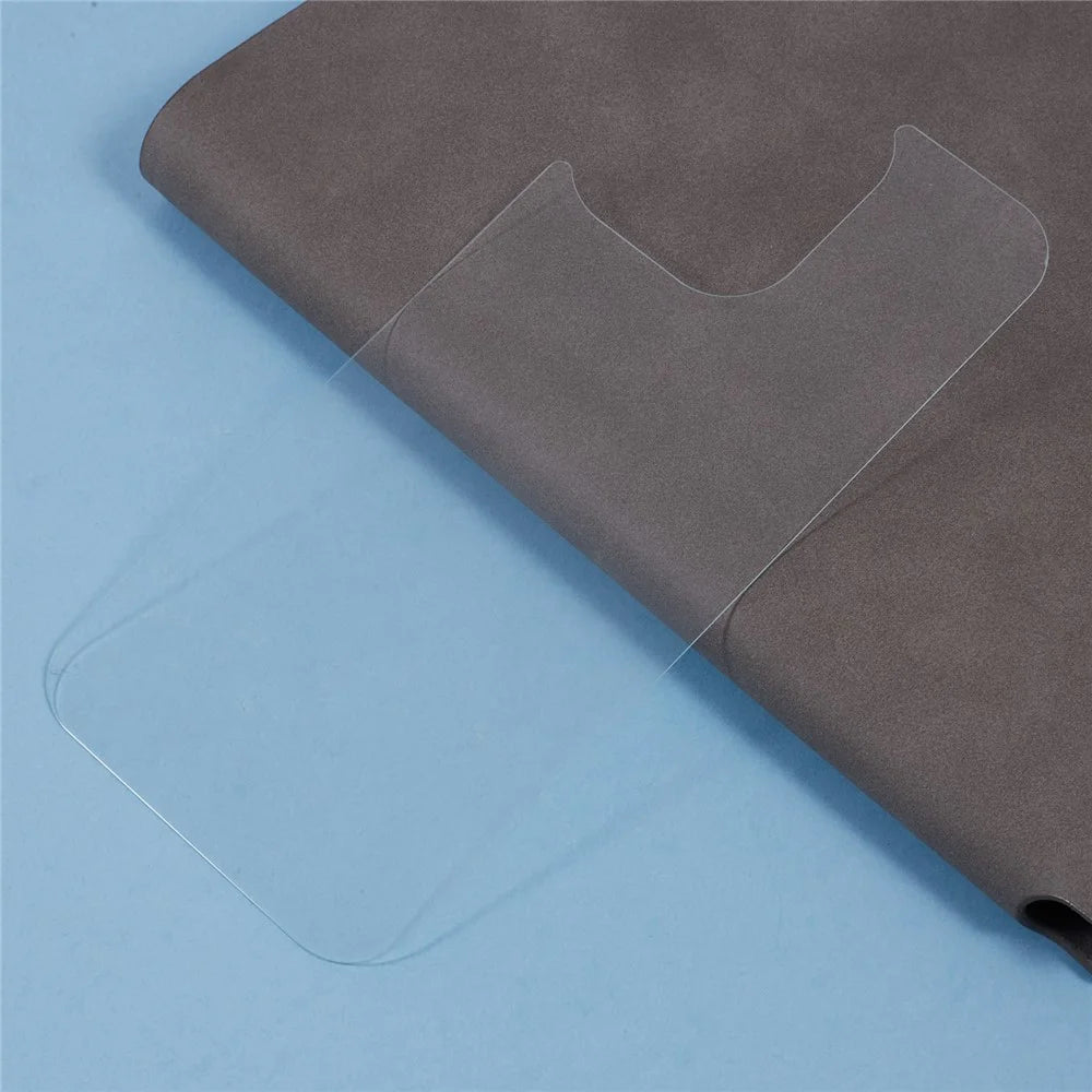 For iPhone 16 Pro Back Screen Protector Straight Edge Tempered Glass Back Cover Film - 3