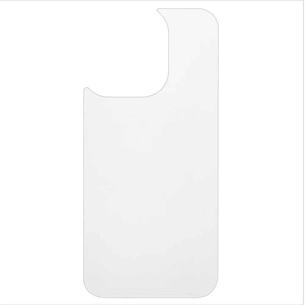 For iPhone 16 Pro Max Back Screen Protector Straight Edge Tempered Glass Back Cover Film - 2
