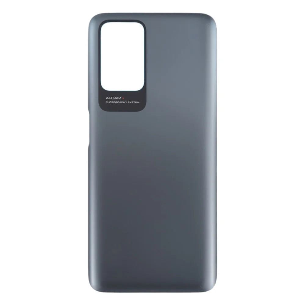 For Xiaomi Redmi 10 4G (2021)  /  10 2022 4G  /  10 Prime  /  Redmi Note 11 4G Back Battery Housing Cover with Camera Ring Lens Cover Spare Part - Black - 2
