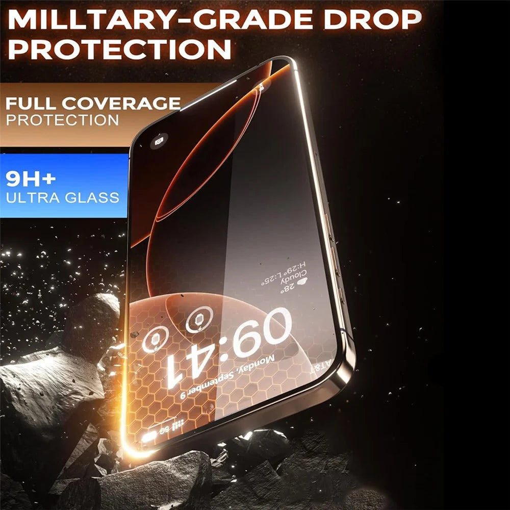 For iPhone 13 Tempered Glass Ultra Clear Screen Protector with Dust-Proof Net - 3