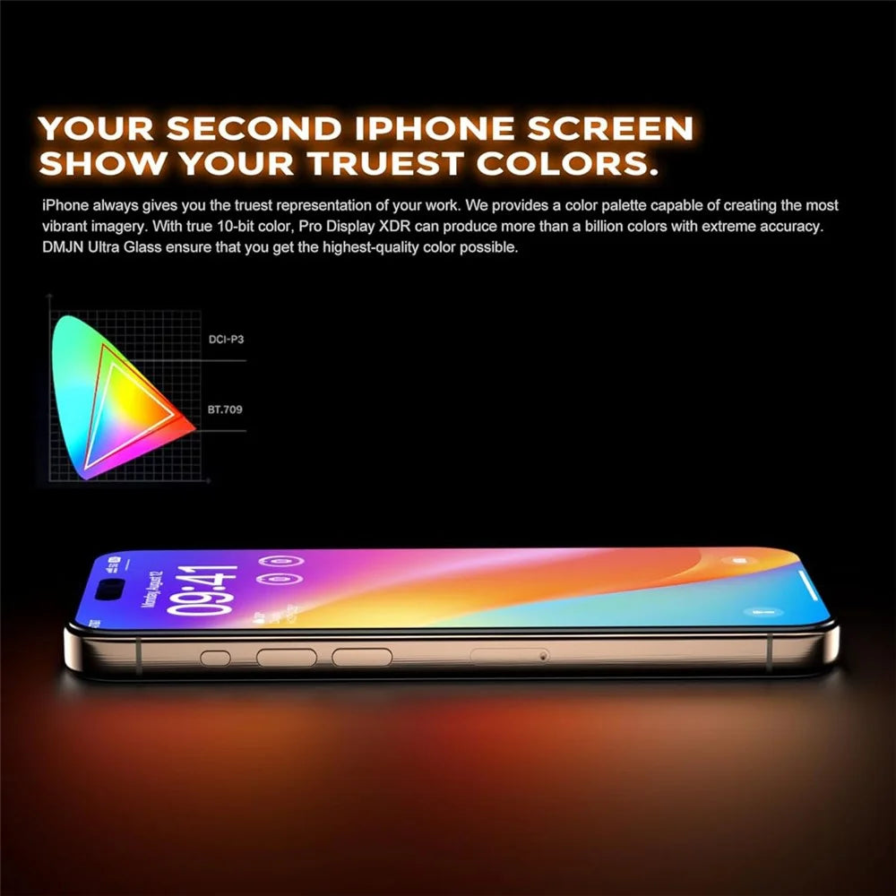For iPhone 16 Plus Tempered Glass Ultra Clear Screen Protector with Dust-Proof Net - 2