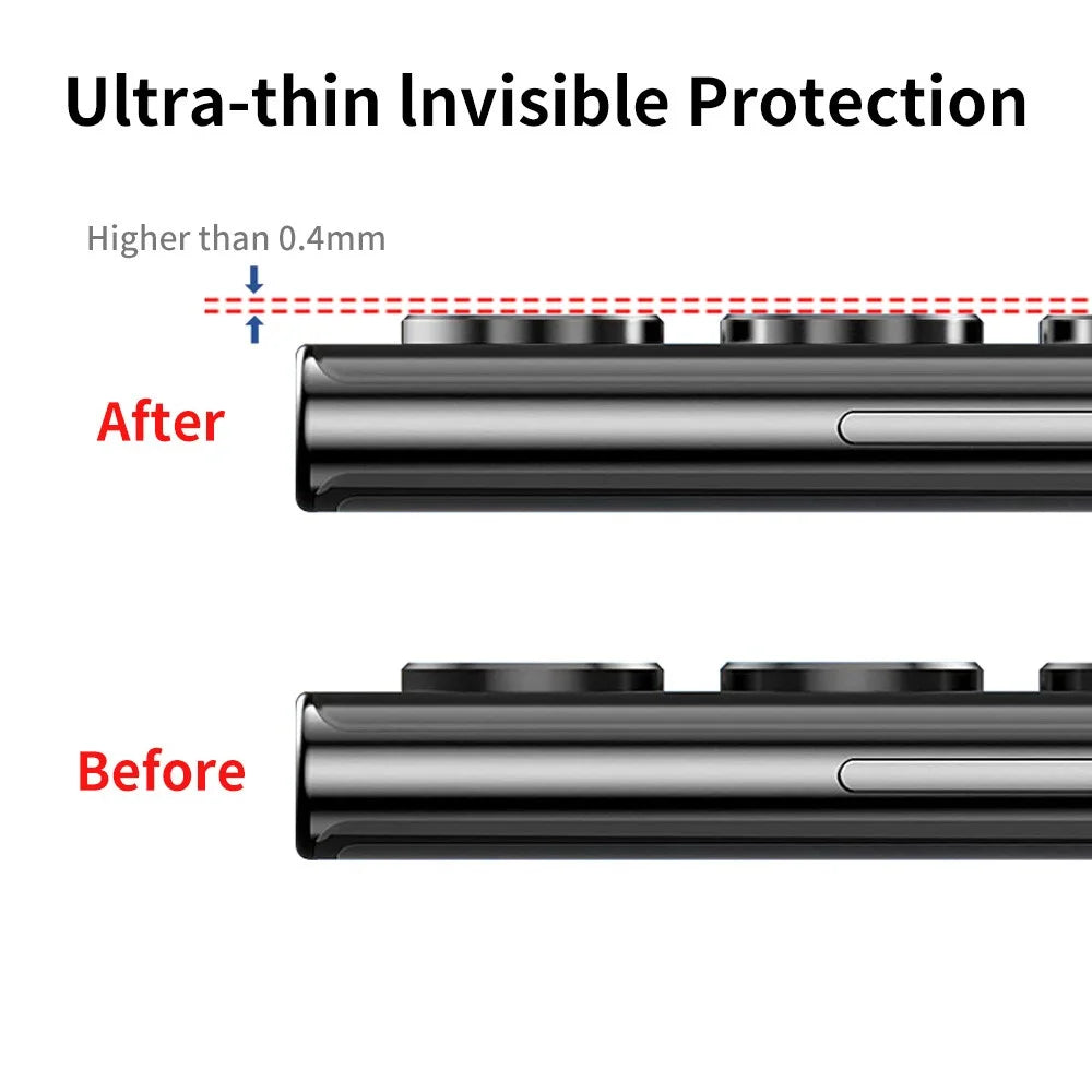 ENKAY HAT PRINCE For Samsung Galaxy S25 Ultra  Camera Lens Protector Integrated Tempered Glass Lens Film - Black - 5