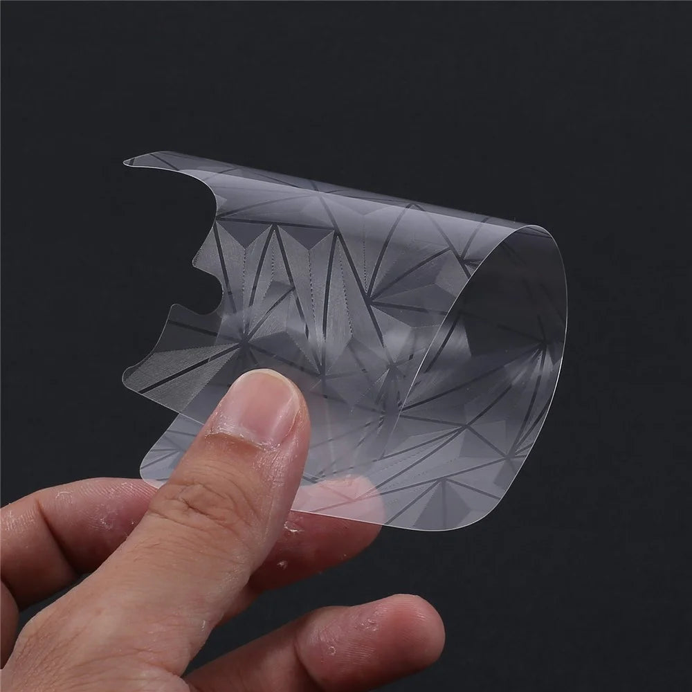 For iPhone 16 Plus Back Screen Protector Soft PET Film Diamonds Pattern - 5