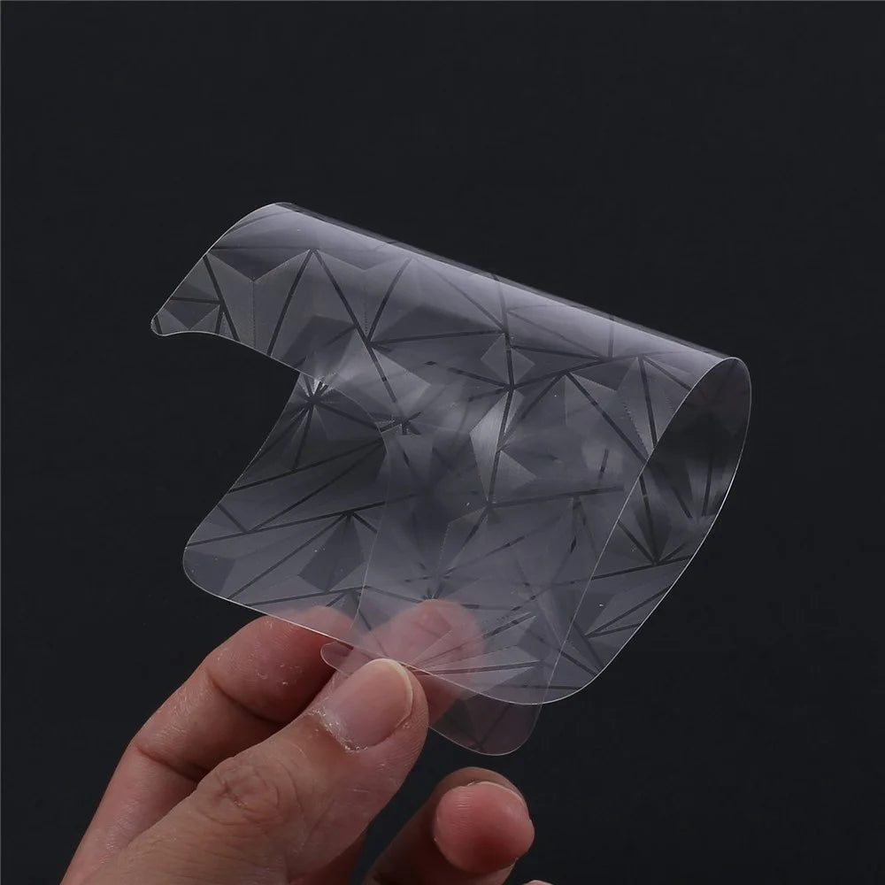 For iPhone 16 Pro Max Back Screen Protector Soft PET Film Diamonds Pattern - 5