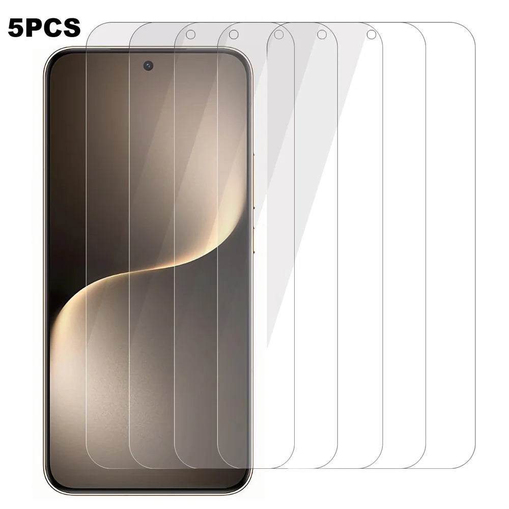 5Pcs For Honor Magic7 5G Screen Protector 0.3mm 2.5D Tempered Glass Clear Film - 1