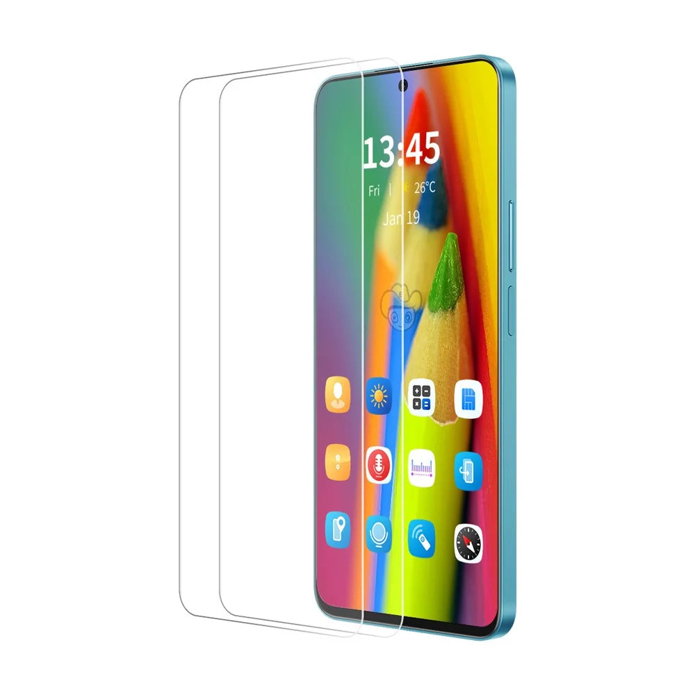 ENKAY HAT PRINCE For Oppo Find X8 5G   2Pcs Screen Protector 9H Hardness High Aluminum-Silicon Glass Film - Transparent - 1