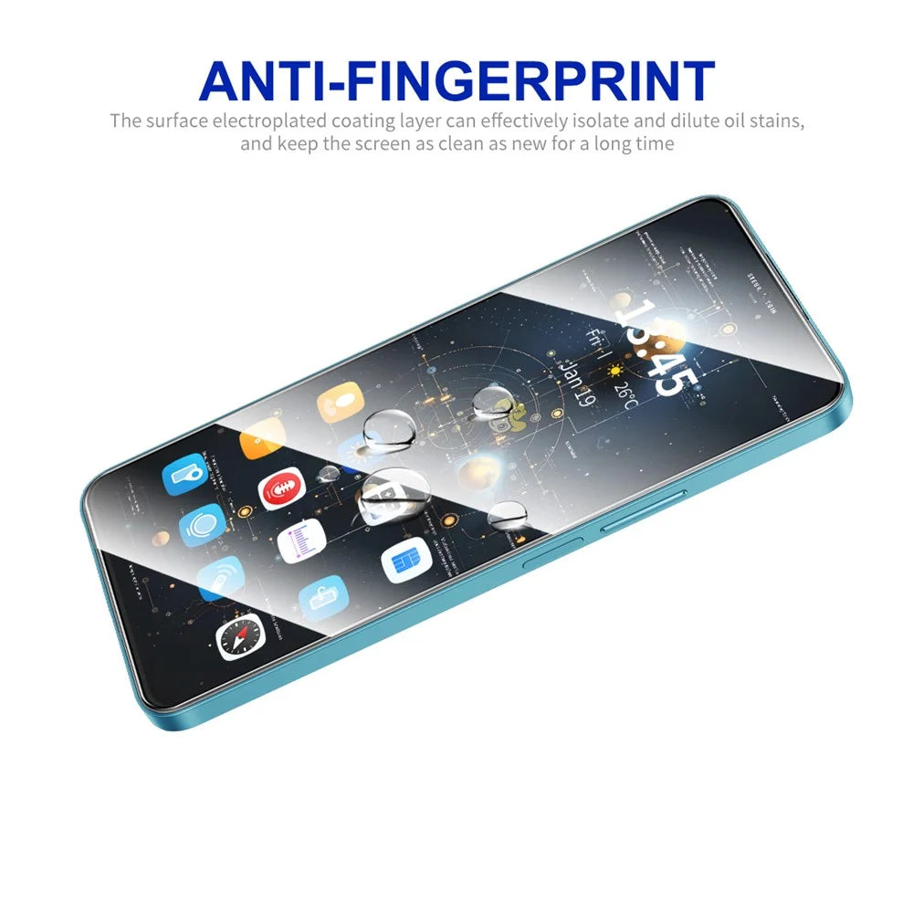 ENKAY HAT PRINCE For Motorola Moto G75 5G 2Pcs Screen Protector   9H Silk Printing 0.26mm Tempered Glass - Transparent - 6