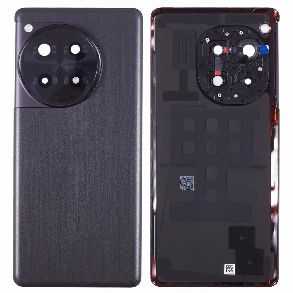 For OnePlus 12R 5G OEM Battery Housing with Adhesive Sticker + Camera Lens Cover - Grey - 1
