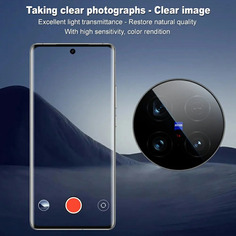 IMAK For vivo X100 Ultra 5G Camera Lens Protector Tempered Glass Lens Film with Self-Positioning Frame - 4
