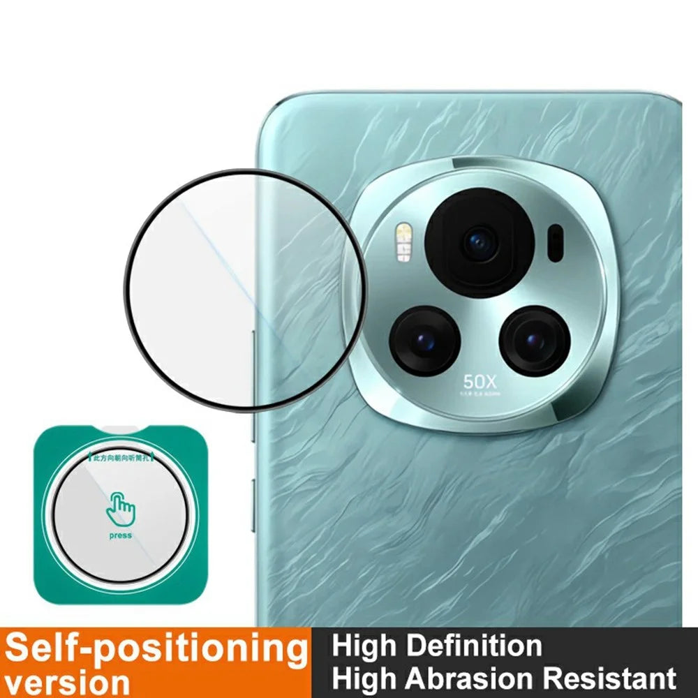 IMAK For Honor Magic6 5G Camera Lens Protector Tempered Glass Lens Film with Self-Positioning Frame - 3