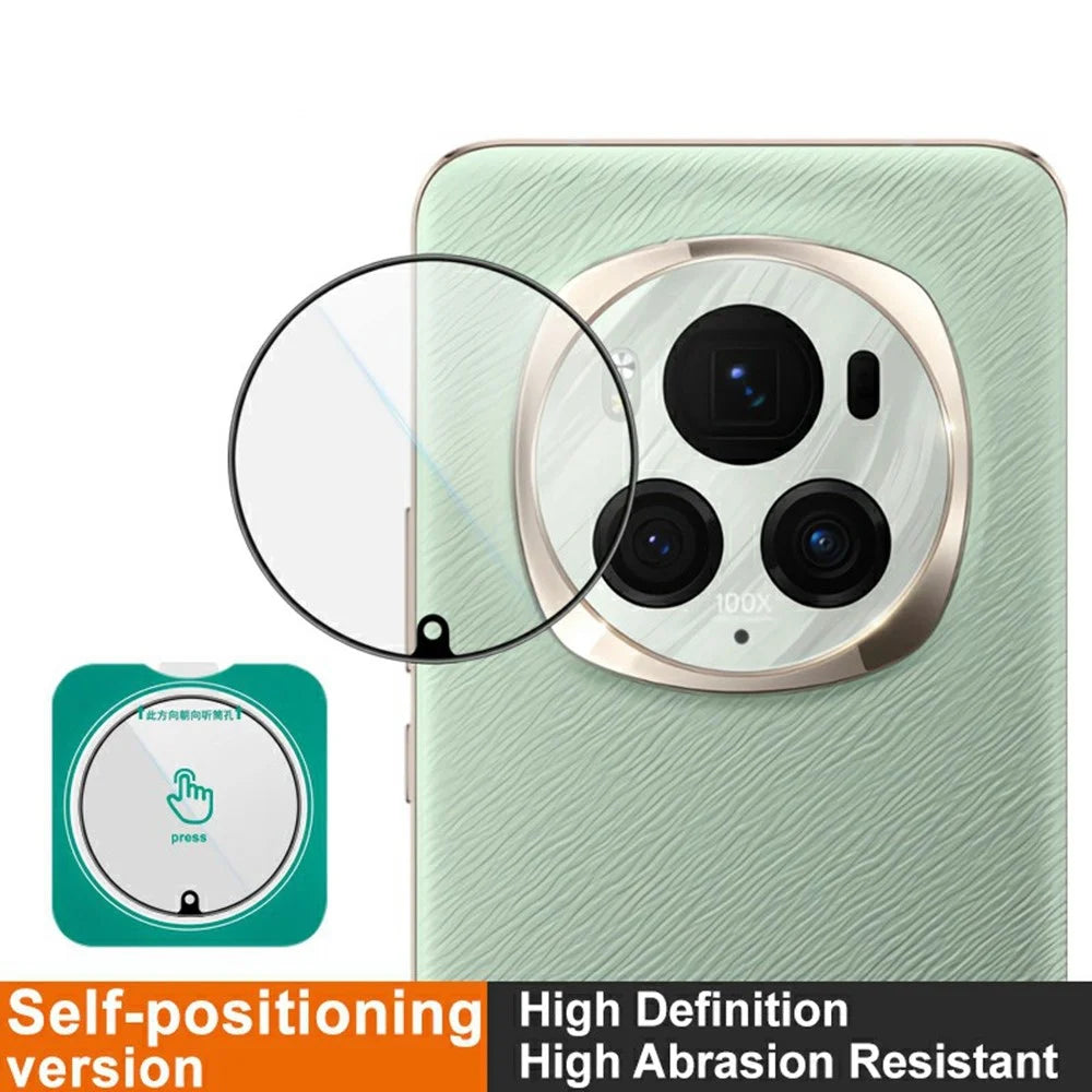 IMAK For Honor Magic6 Pro 5G Camera Lens Protector Tempered Glass Lens Film with Self-Positioning Frame - 3