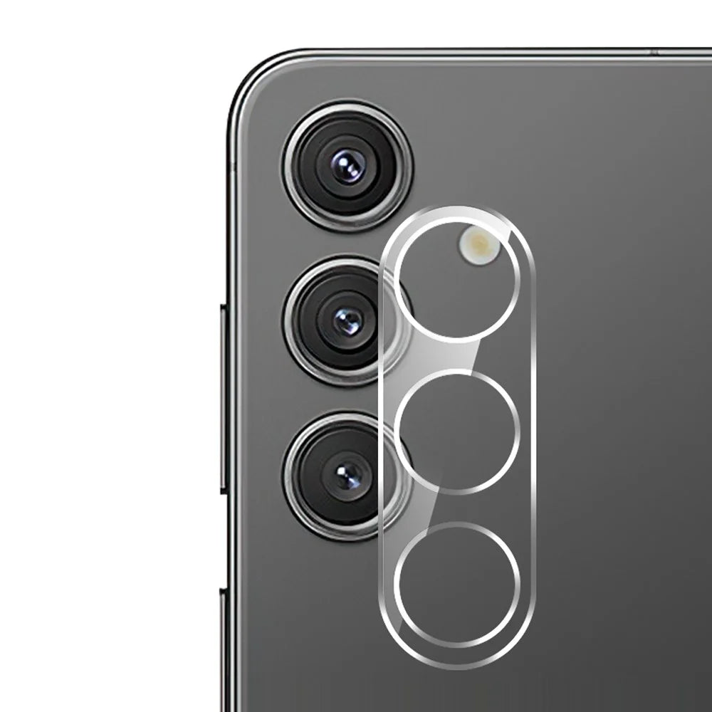 For Samsung Galaxy S25 Camera Lens Protector Arc Edge Clear Tempered Glass Film - 1