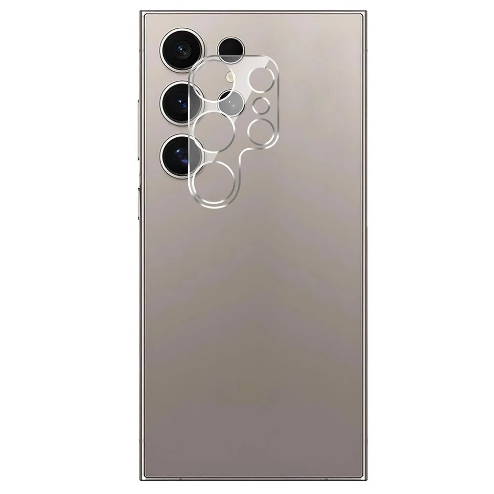 For Samsung Galaxy S25 Ultra Camera Lens Protector Arc Edge Clear Tempered Glass Film - 2