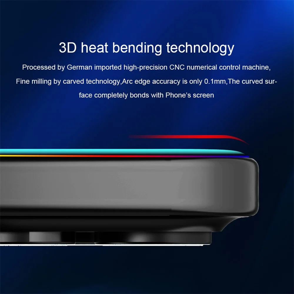 NILLKIN 3D CP+MAX For iPhone 16 Pro Max Screen Protector Full Coverage Anti Explosion AGC Glass Film - 6