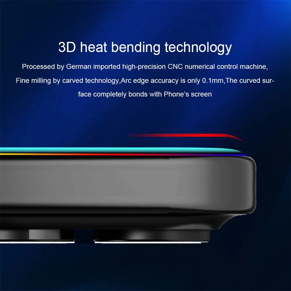 NILLKIN 3D CP+MAX For iPhone 16 Screen Protector Full Coverage Anti Explosion AGC Glass Film - 6