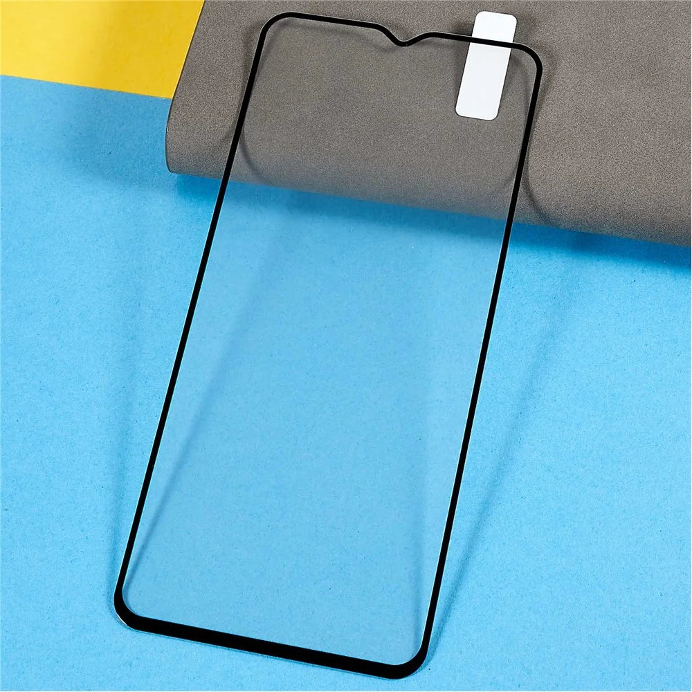 Silk Printing Tempered Glass Film For Samsung Galaxy A04 4G (164.4 x 76.3 x 9.1 mm), Anti-explosion Ultra Clear Full Glue Full Covering Screen Protector - 3