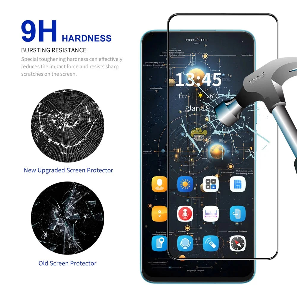 ENKAY HAT PRINCE For Huawei nova 13 5G   Screen Protector Anti-Explosion 9H Silk Printing 0.26mm Screen Film - Transparent - 3