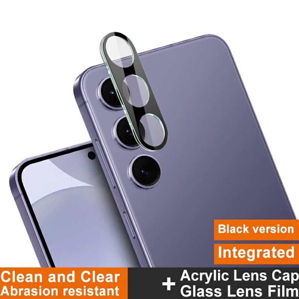 IMAK For Samsung Galaxy S25+ Tempered Glass Lens Film+Acrylic Cap (Black Version) - 2