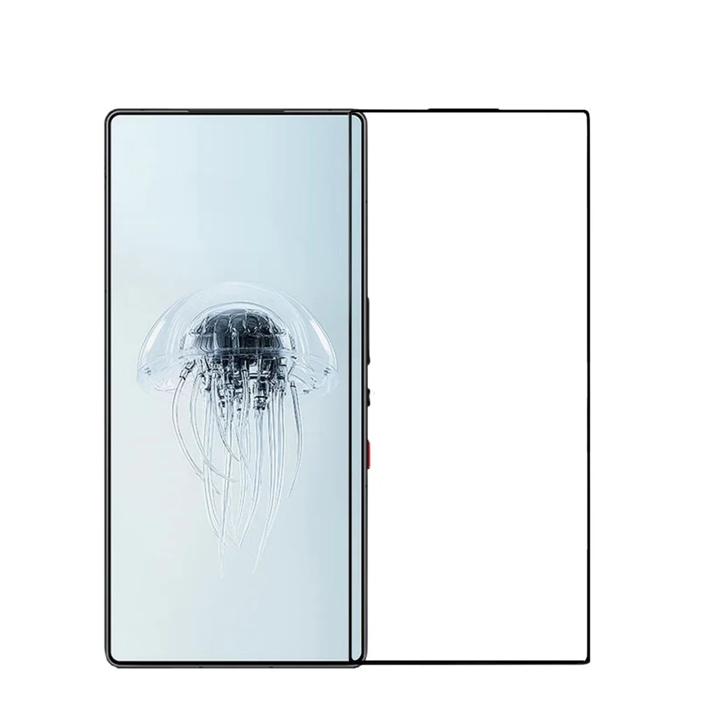 PINWUYO For ZTE nubia Red Magic 10 Pro 5G Tempered Glass Film  JK Series-2 9H Full Screen Protector - Black - 1
