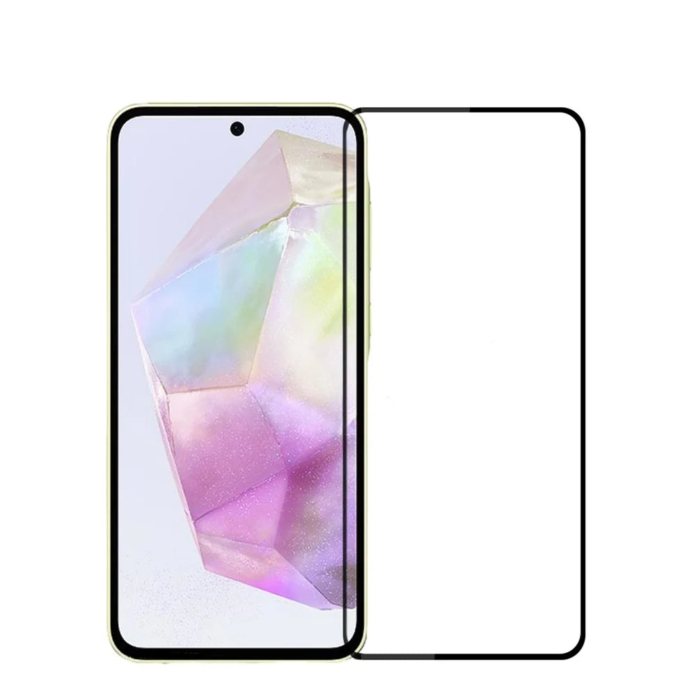 PINWUYO For Samsung Galaxy A56 5G / A36 5G Tempered Glass Film  JK Series-2 9H Full Screen Protector - Black - 1