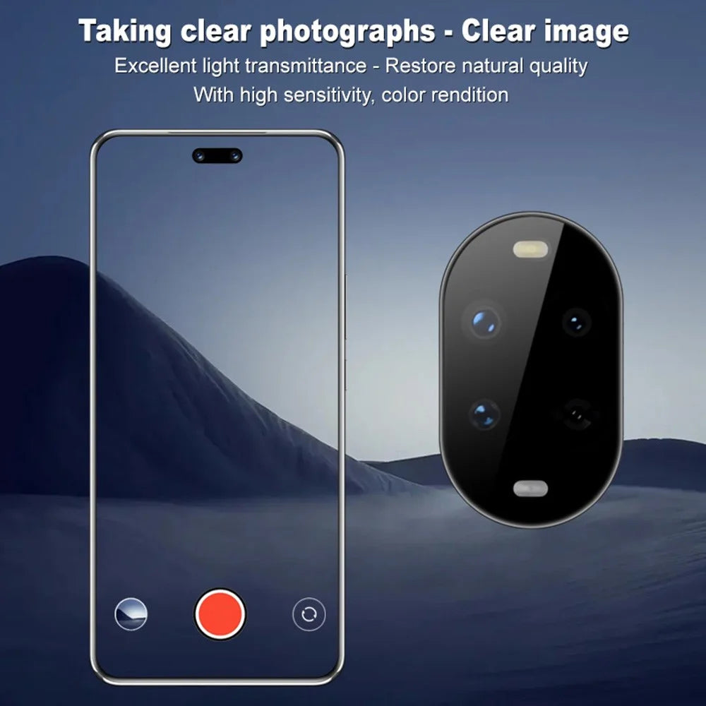 IMAK For Huawei nova 13 Pro 5G Tempered Glass Camera Lens Protector with Self-Positioning Frame (Black Version) - 4