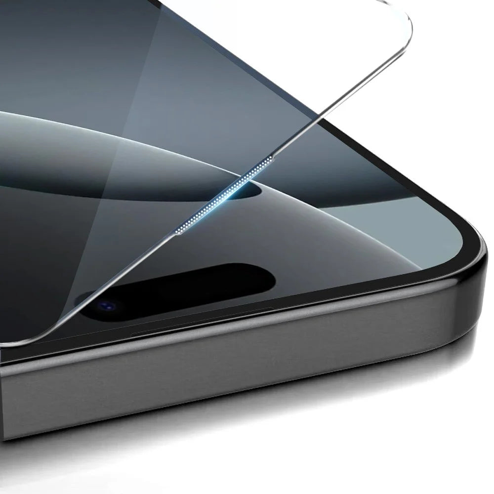 RURIHAI For iPhone 16 Plus Tempered Glass Film 3D Cold Carving Screen Protector with Dust Remover - 4