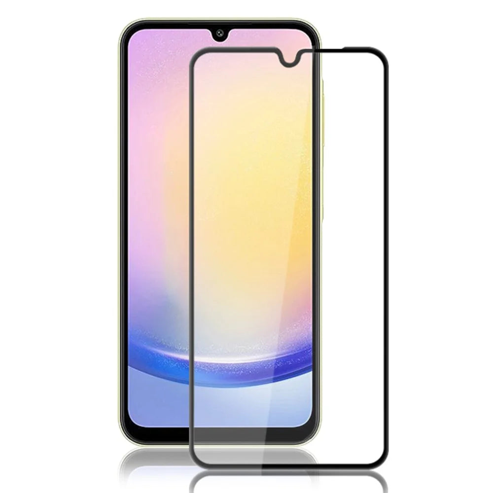 AMORUS For Samsung Galaxy A26 5G Screen Protector Anti-Shatter Tempered Glass Film - Black - 1