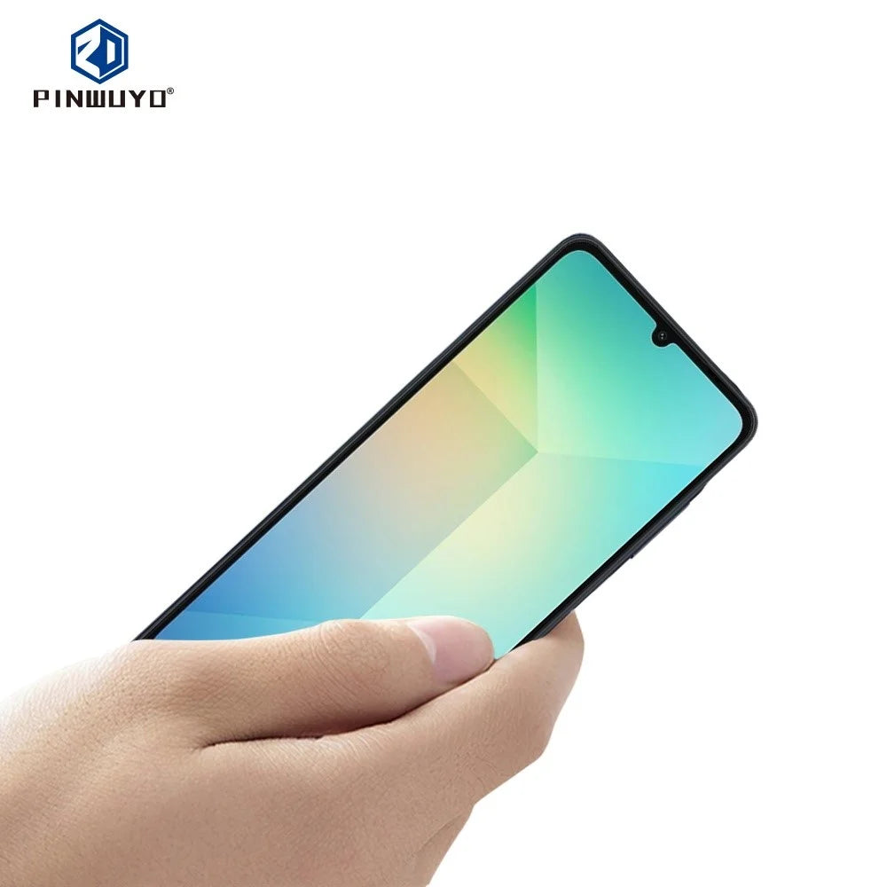 PINWUYO For Samsung Galaxy A26 5G Tempered Glass Film  Explosion-proof 9H 3D Full Screen Protector - Black - 2