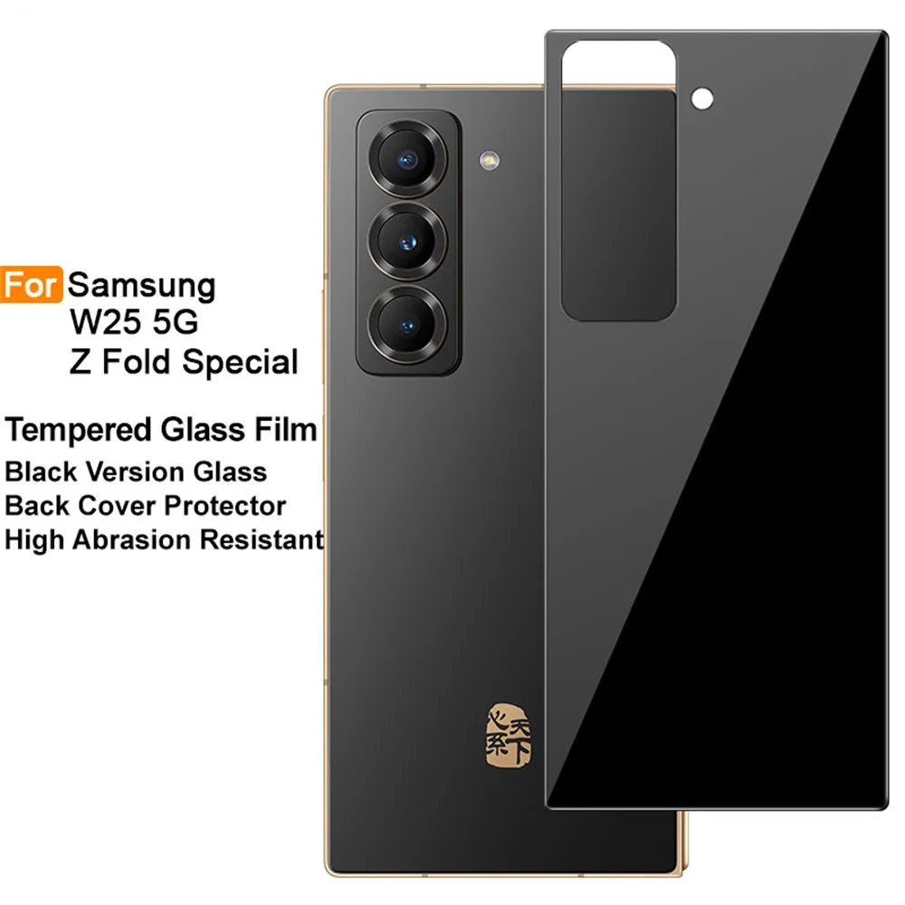 IMAK For Samsung Galaxy Z Fold Special / W25 5G Tempered Glass Phone Back Cover Protector - 2