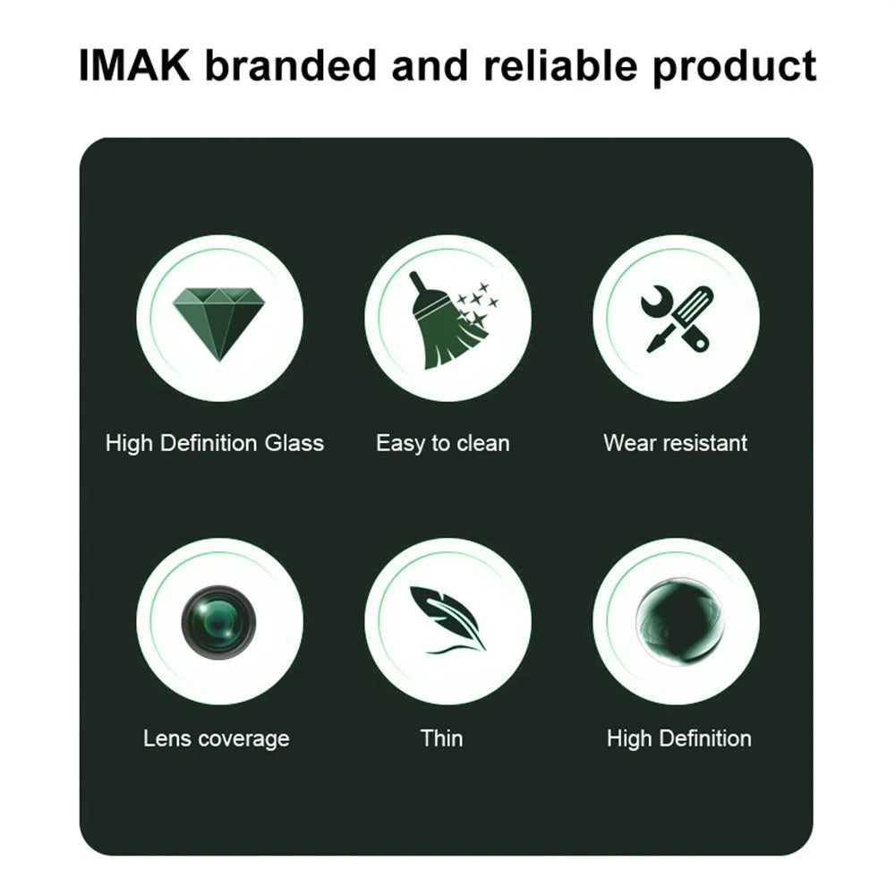 IMAK For Realme GT 7 Pro 5G Camera Lens Protector Tempered Glass Lens Film with Self Positioning Frame - 5