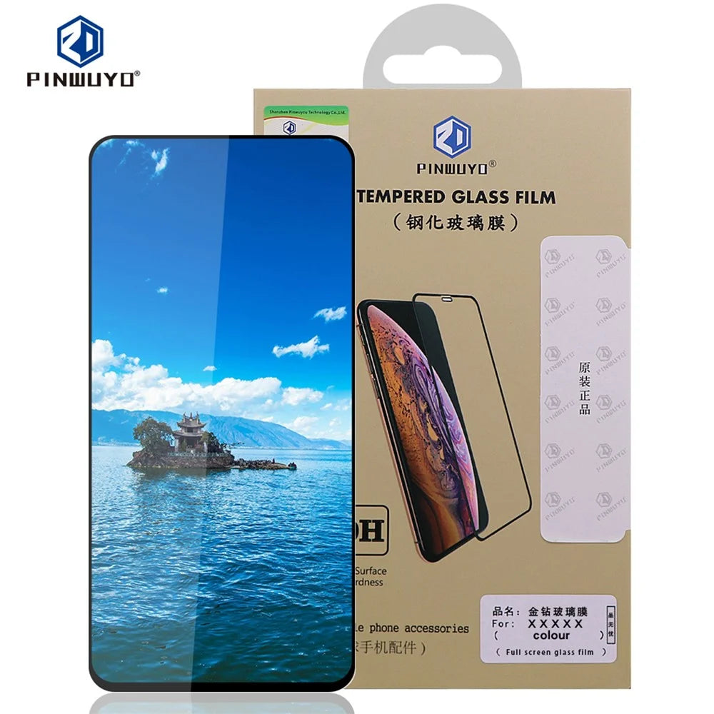 PINWUYO For Honor X9c Smart 5G Tempered Glass Film  JK Series-2 9H Full Screen Protector - Black - 3