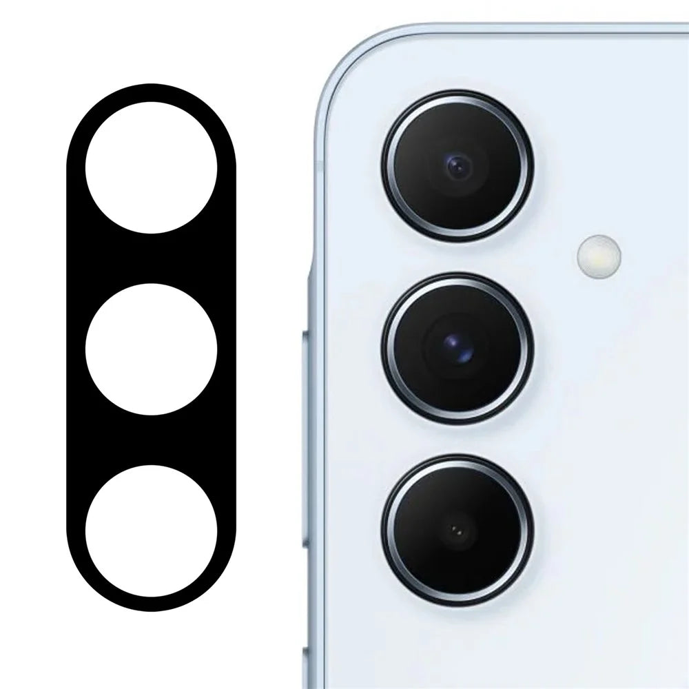 For Samsung Galaxy A56 5G Tempered Glass Lens Protector Silk Printing Camera Lens Film - 1
