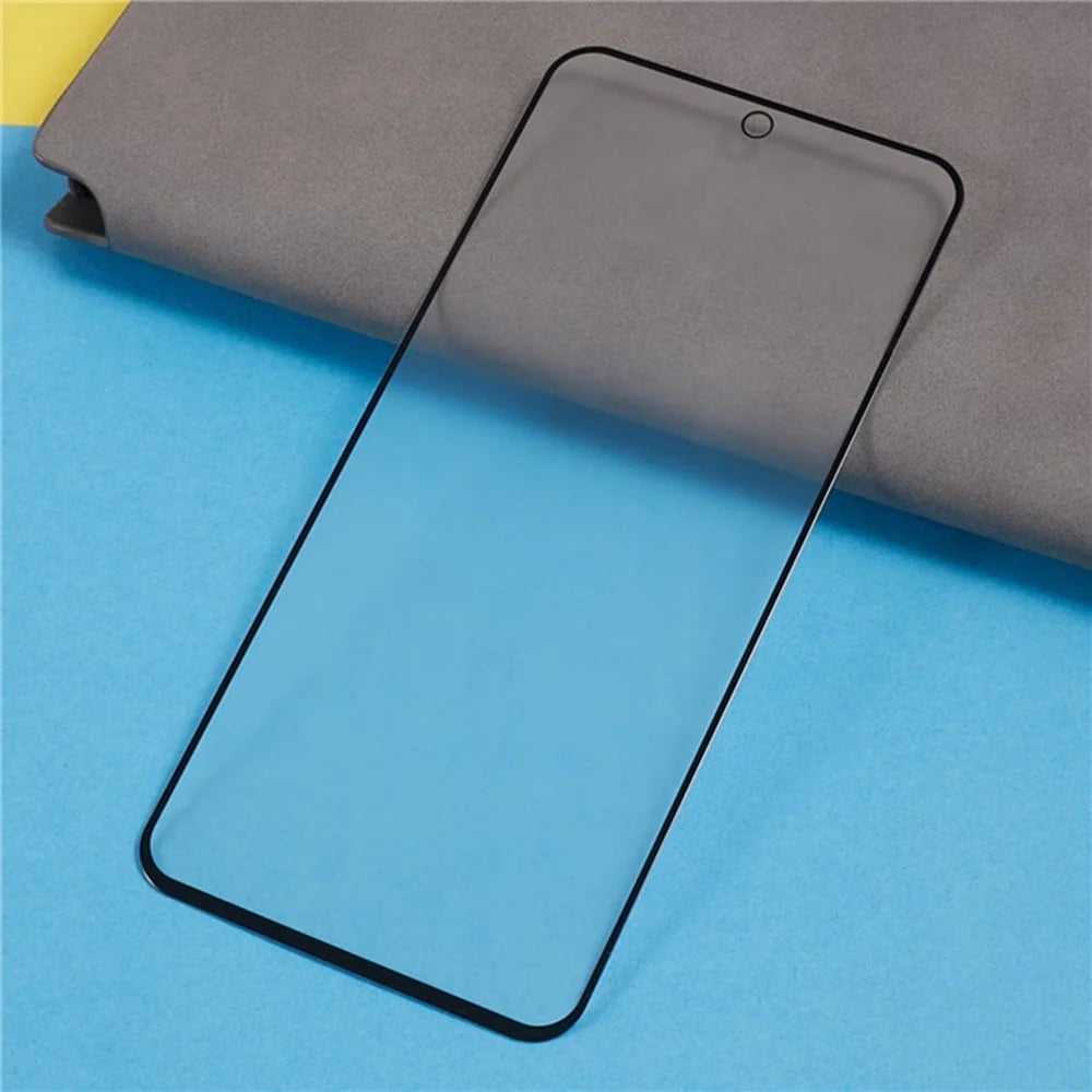 For Oppo Reno13 5G (Global) Screen Protector Black Edge Matte Anti-Fingerprint Tempered Glass Film - 3