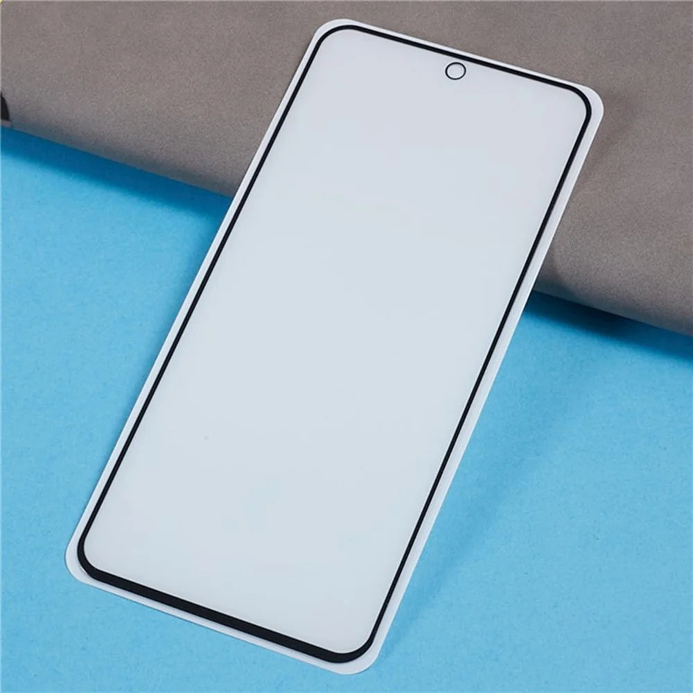 For Oppo Reno13 5G (Global) Screen Protector Black Edge Matte Anti-Fingerprint Tempered Glass Film - 5